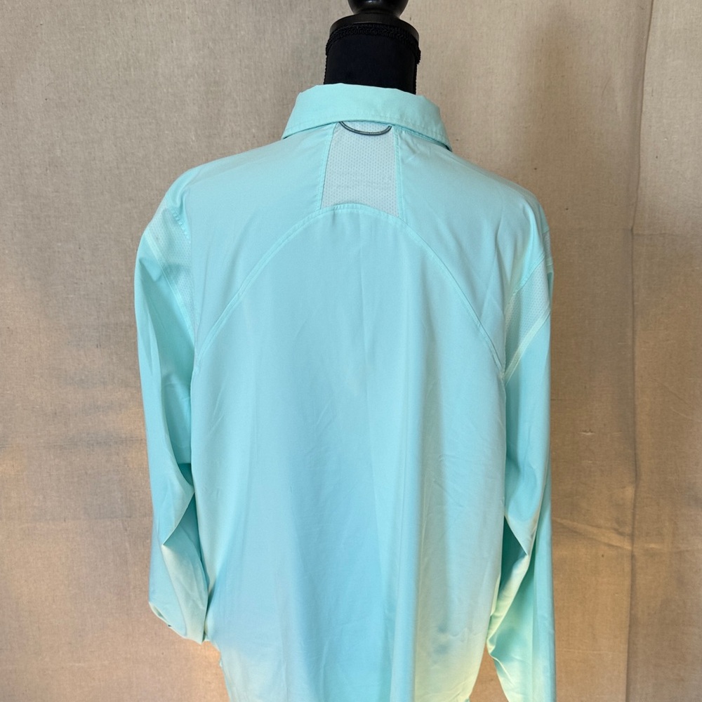 Under Armour Loose 3XL Women's Plus Vented Outdoor Shirt Heatgear Mint Green - Picture 7 of 14